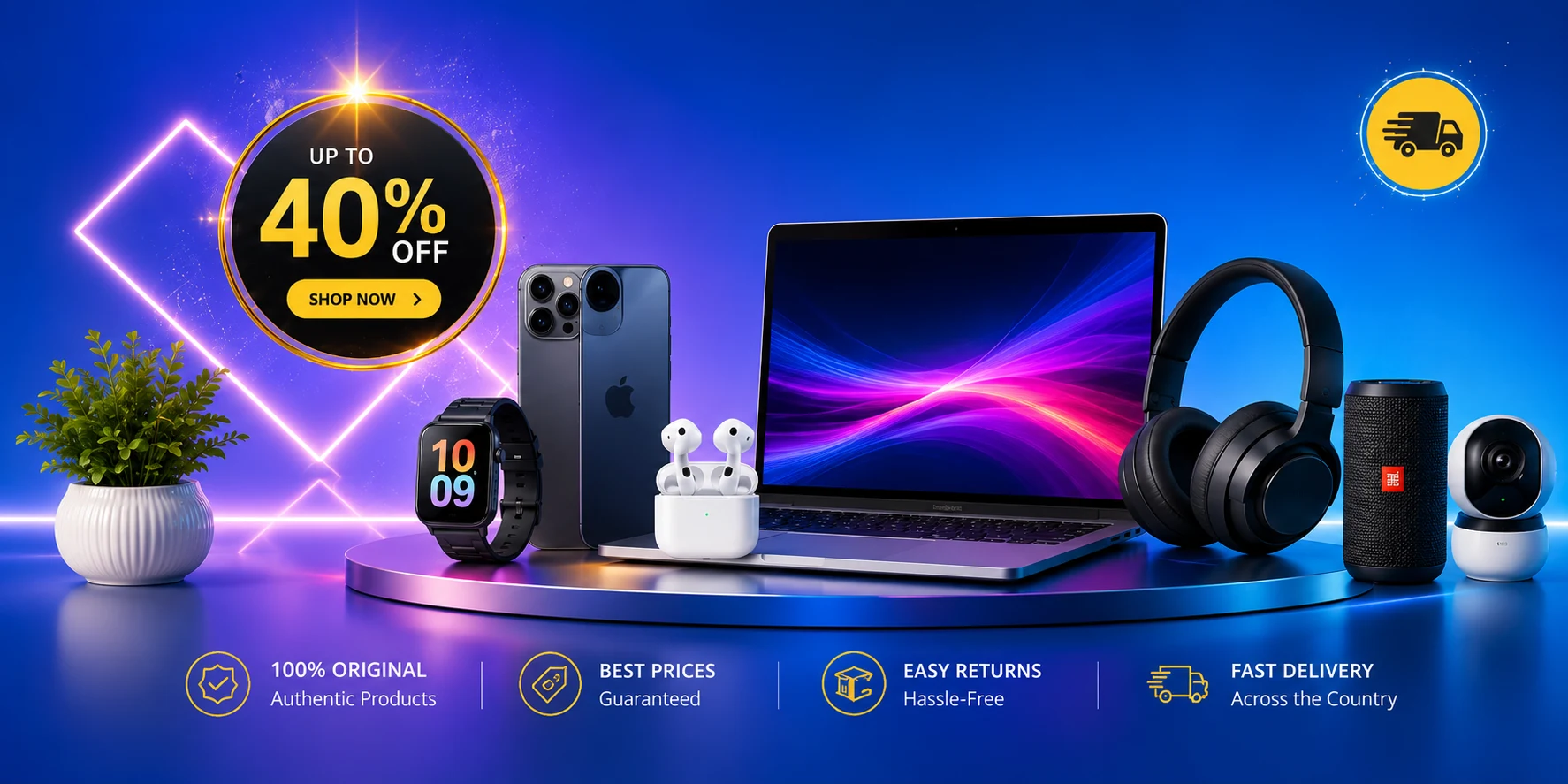 A Plus Kharidari electronics sale up to 40 percent off