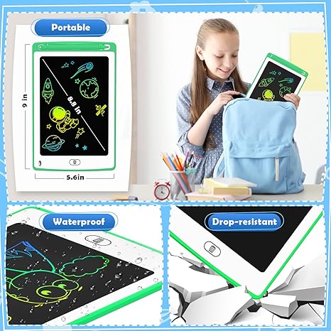 LCD Writing Tablet 8.5 Inch - Multicolor Drawing tablet- writing Digital Pad - Image 2